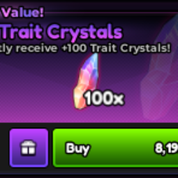 Anime Expeditions | 100 Trait Crystal | 8199 Robux
